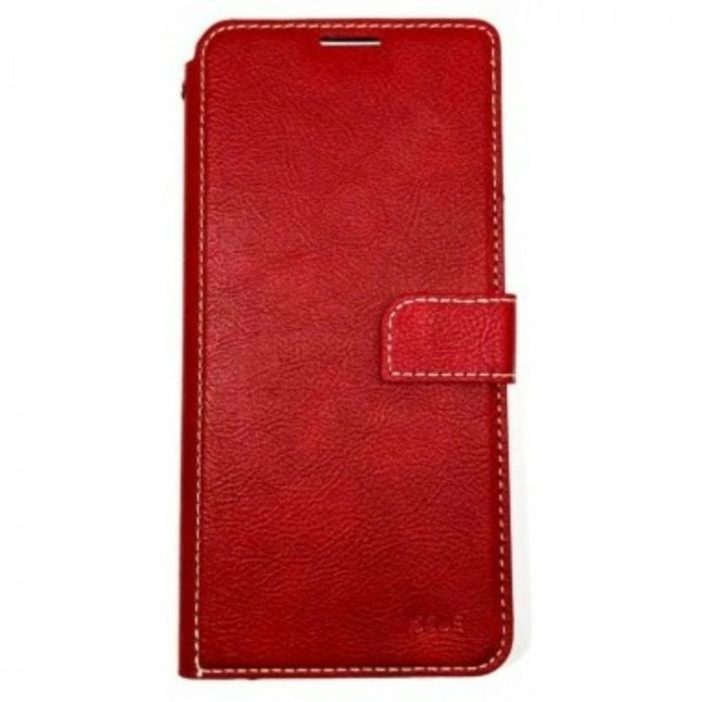 Issue Diary Case with Card Slot for Galaxy A53 5G - Red