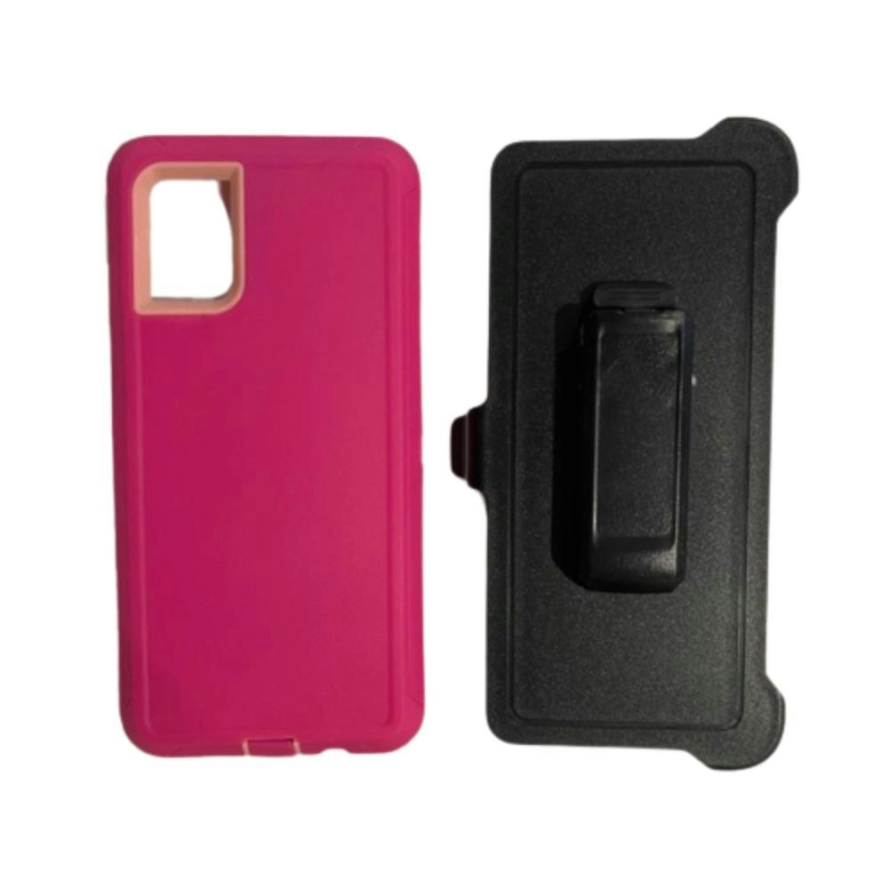 Defender Tough Case for Galaxy A71 6.7" - Hot Pink