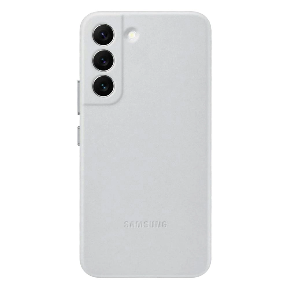 Galaxy S22+ Leather Cover - Light Grey