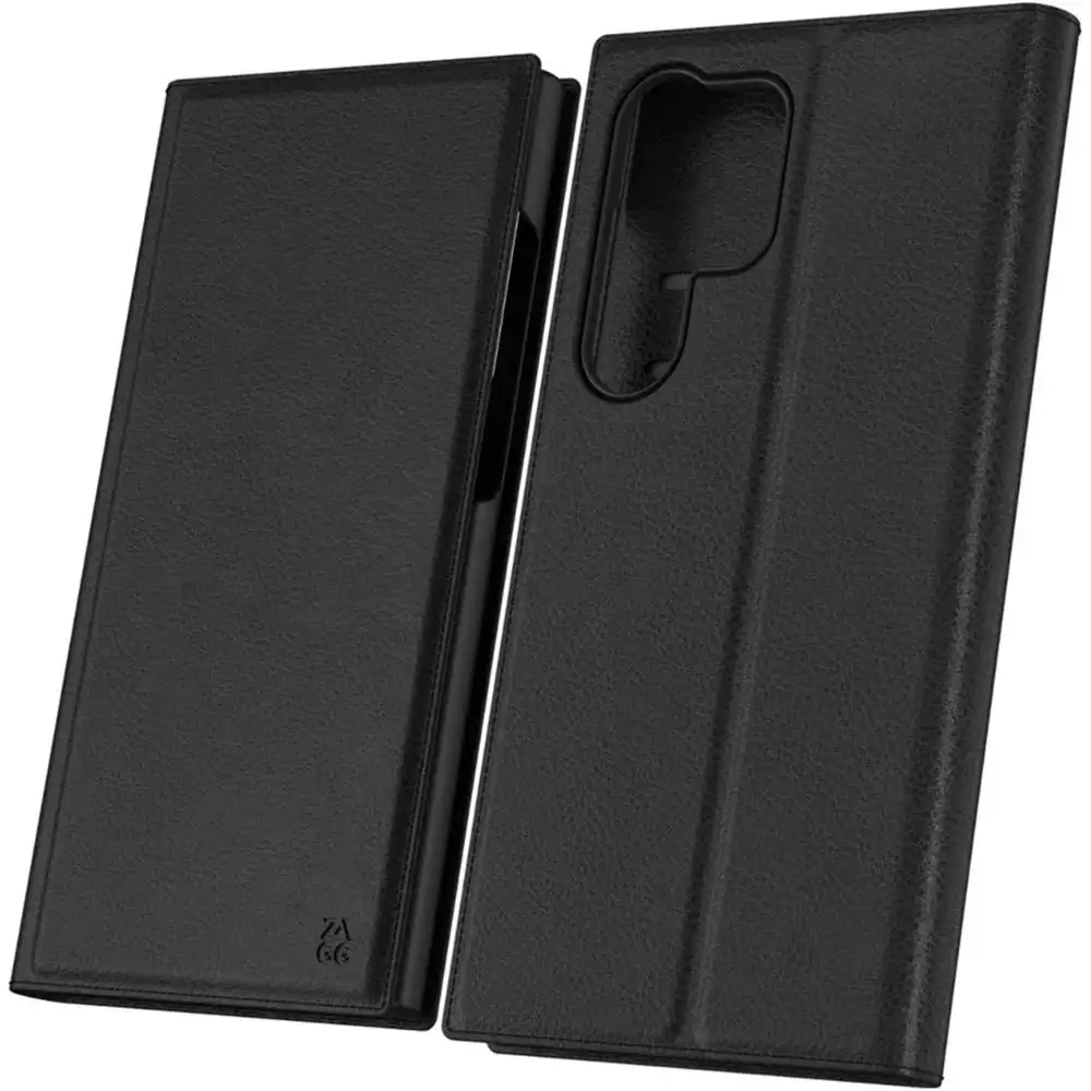 Zagg Essential Folio Case For Galaxy  S24 Ultra - Black