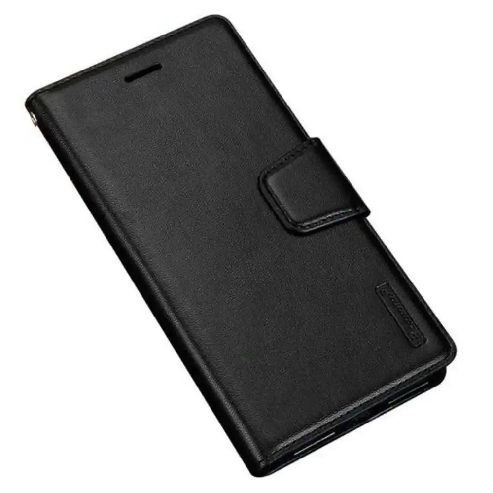 HANMAN Diary TPU Book Case for Galaxy S10e 5.8" - Black