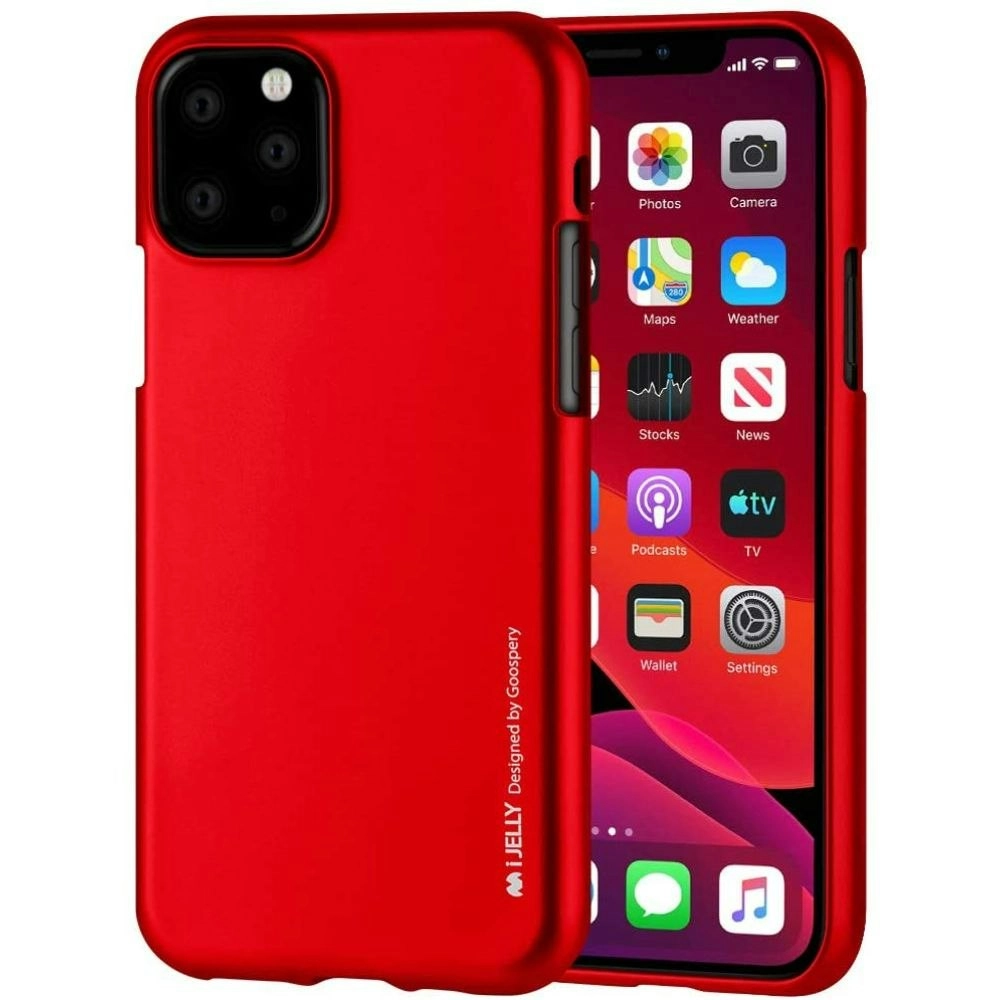 Goospery Metallic TPU Case For iPhone 11 Pro 5.8" - Red