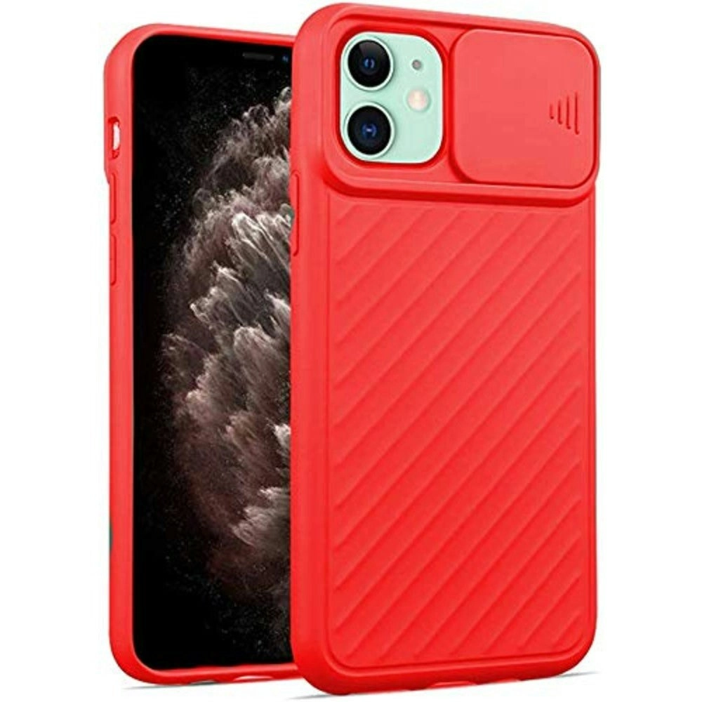 Camshield Camera Protection Case for iPhone 12 Mini 5.4" - Red