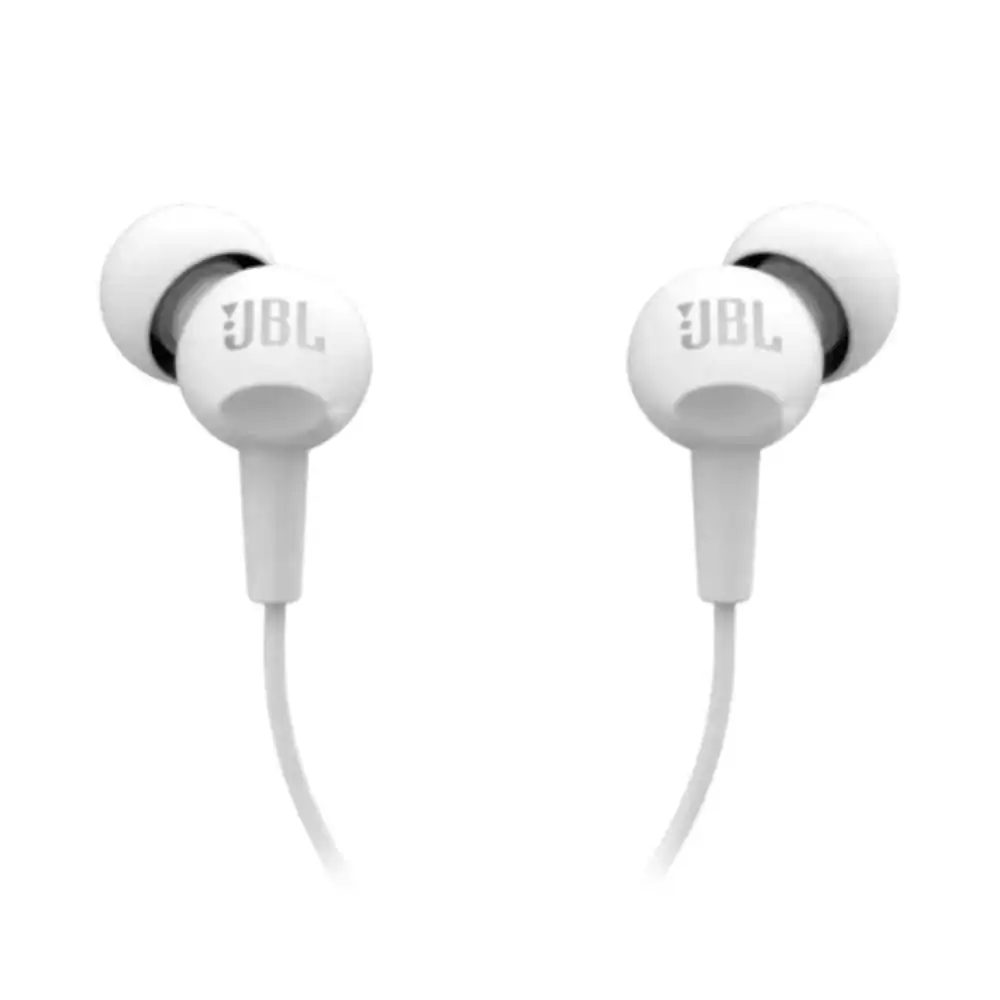 JBL Harman C100SI In-Ear Headphones - White