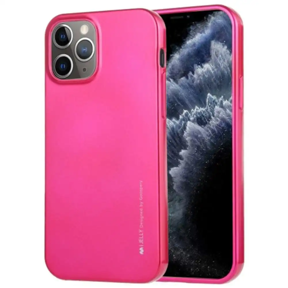 Goospery TPU Jelly Case For iPhone 13 Pro 6.1" - Hot Pink