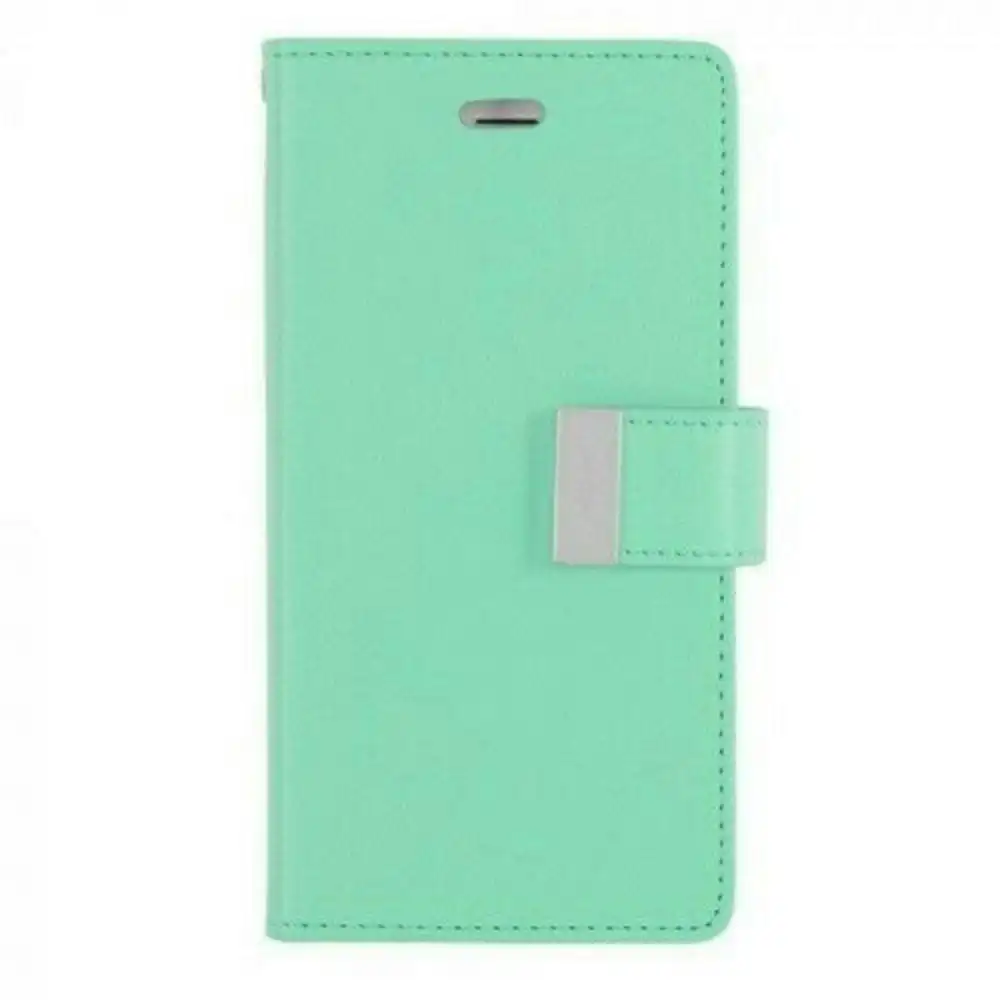 Goospery Rich Diary Book Case For iPhone 14 Pro Max 6.7" - Mint