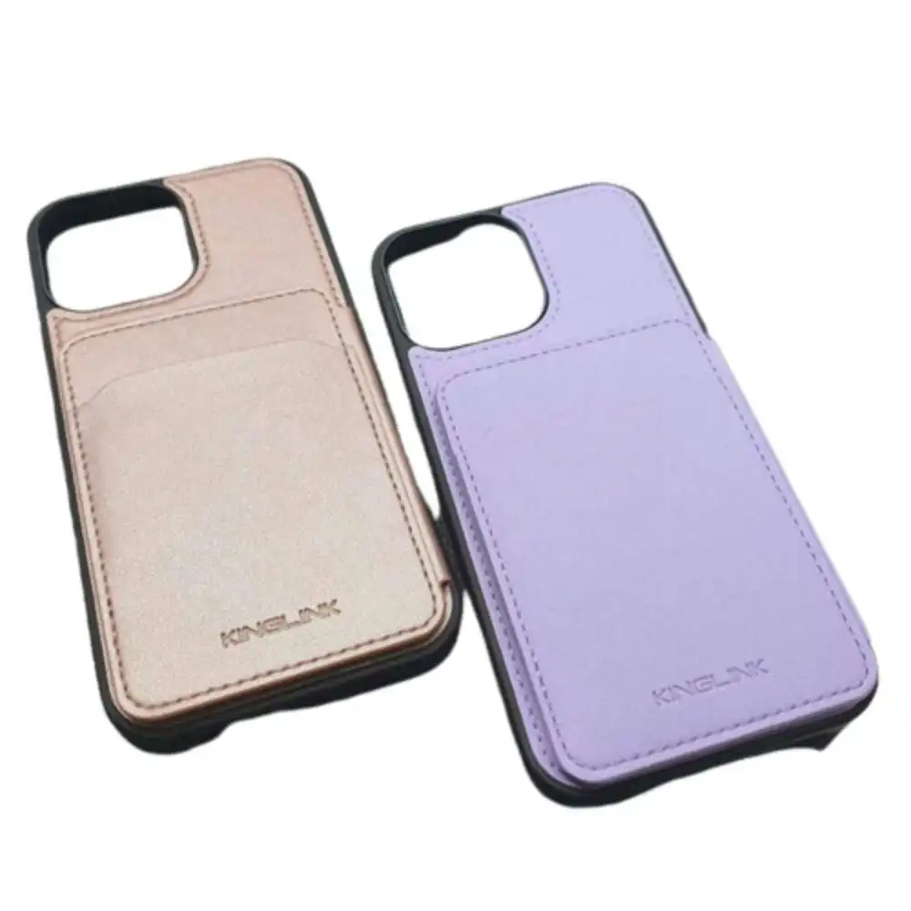 King Link Urban Diary Case For iPhone 15 Pro 6.1" - Rose Gold