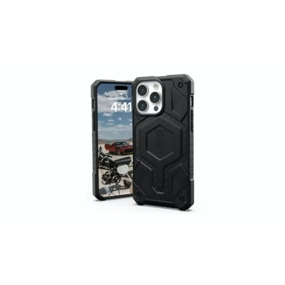 UAG Monarch Pro Case For iPhone 15 Pro 6.1" - Carbon Fiber