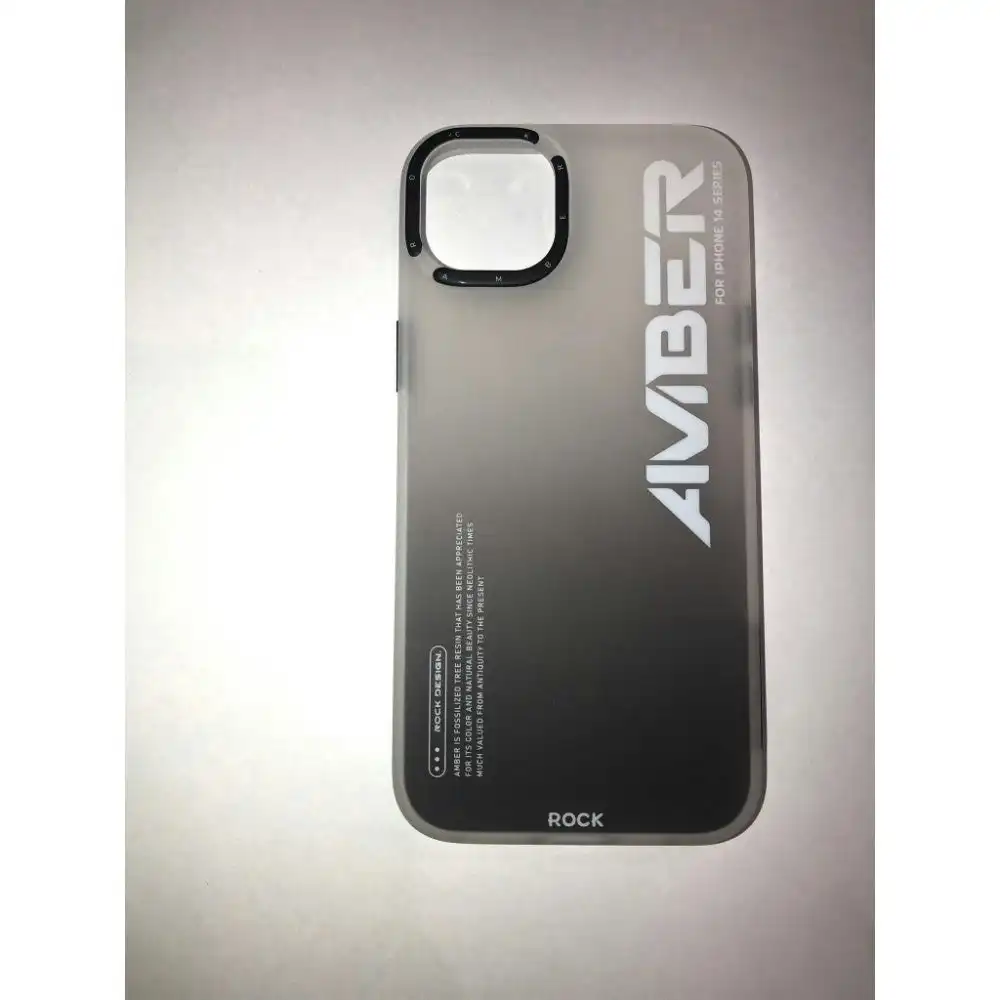 AMBER Protection Case For iPhone 14 6.1" - Black