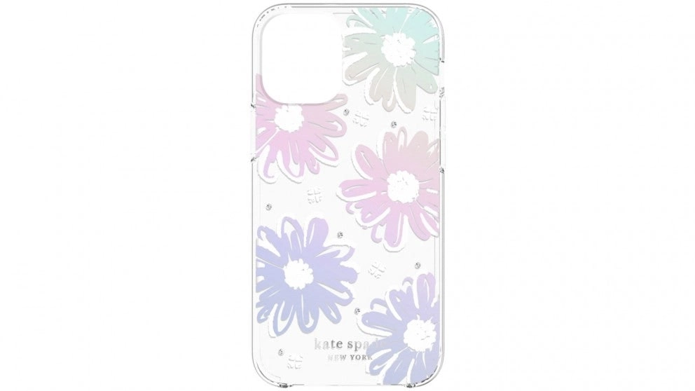 Kate Spade Hardshell Case for iPhone 12 Mini 5.4" - Daisy Iridescent