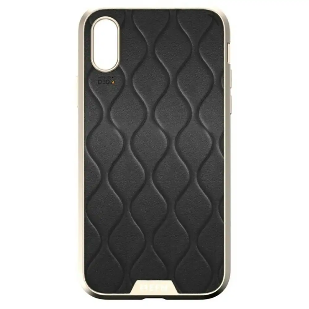 EFM Verona D30 Armour Case for iPhone XS Max 6.5'' - Gold/Leather