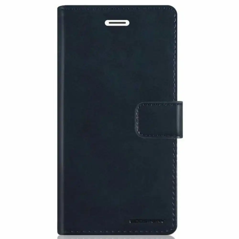 Mercury Mansoor Diary Case with Card Slot For iPhone XS Max 6.5'' - Navy