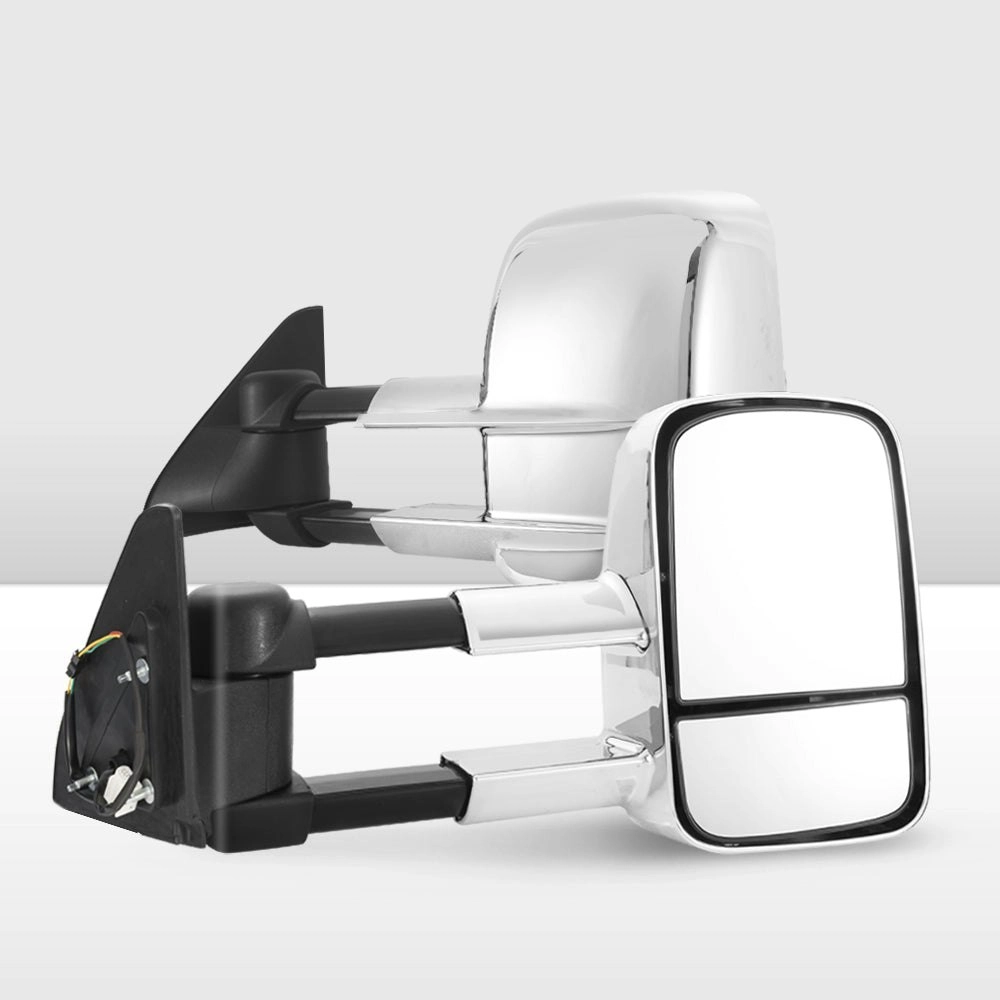 Pair Extendable Towing Mirrors for Toyota Prado 120 Series 2002-2009