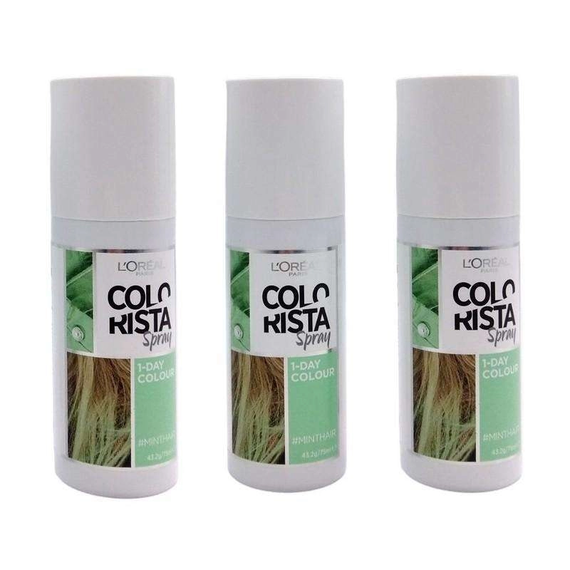 Loreal Colorista Spray Hair Colour - Mint