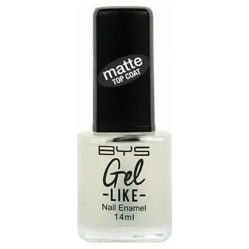 BYS Gel Like Nail Enamel - Matte Gel Topcoat