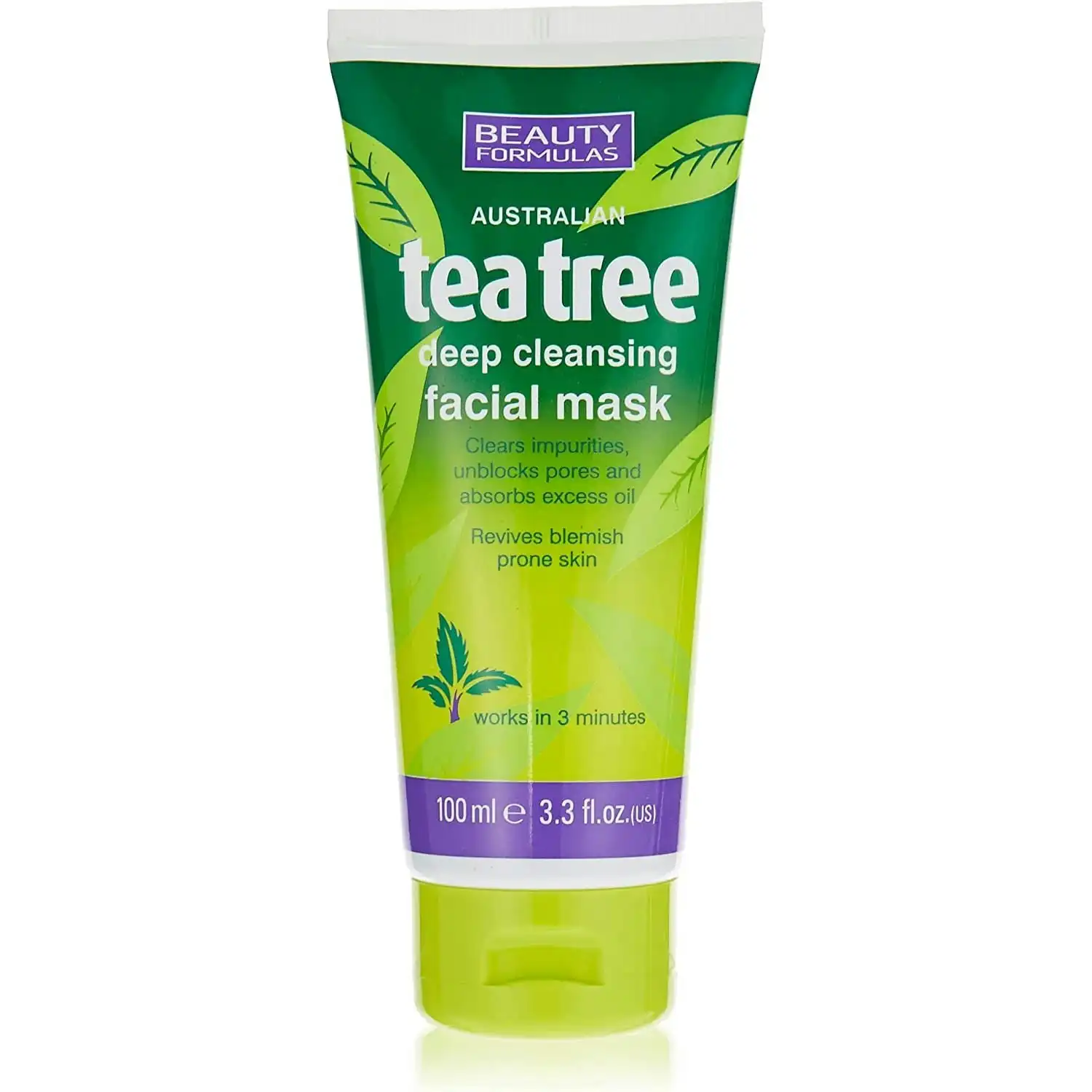 Beauty Formulas Tea Tree - Deep Clean Face Mask