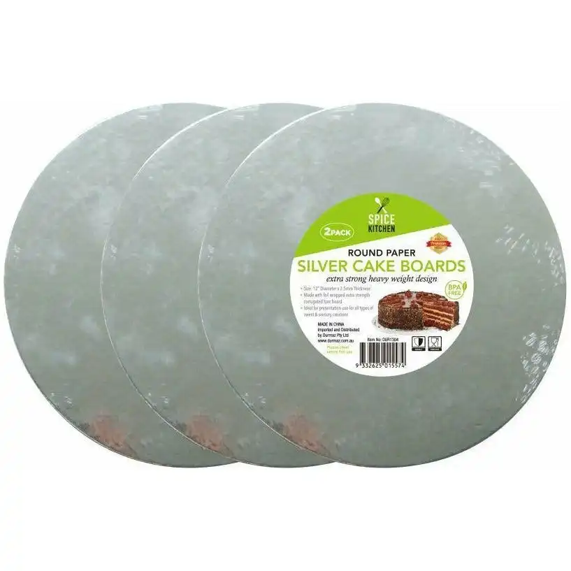 Cake Boards Round - Silver