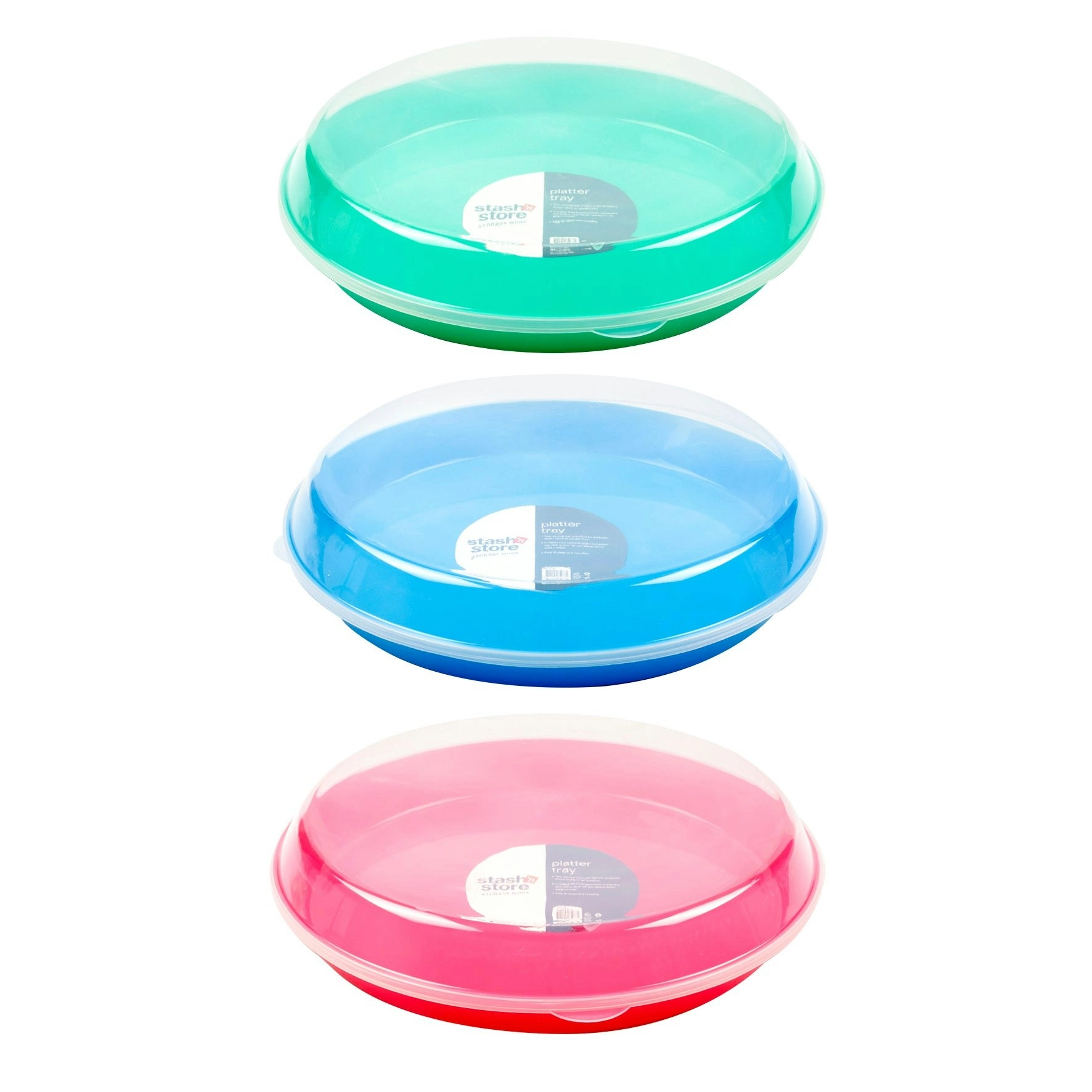 Plastic Platter Tray with Lid