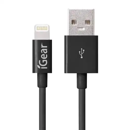 iGear iPhone Charging Cable - Black