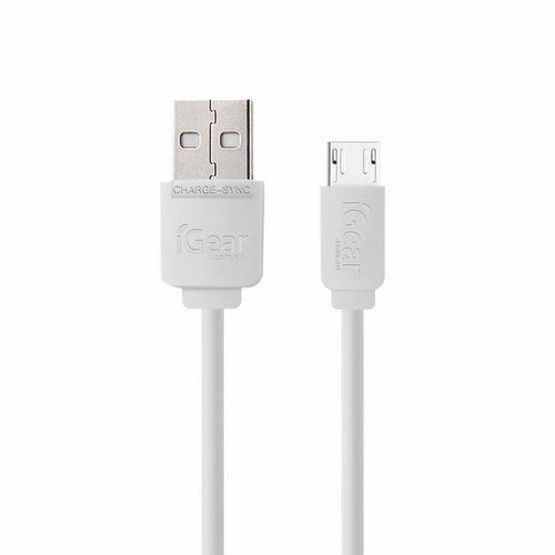 iGear Cable Charger USB - White