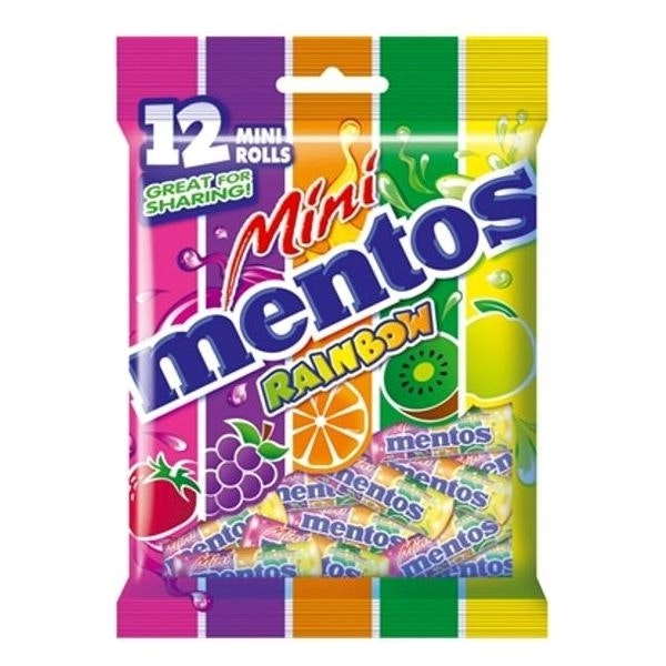 Mentos - Rainbow Mini Rolls