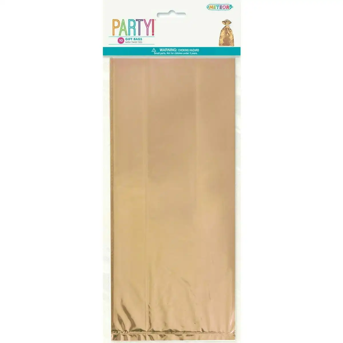 Cello Loot Party Bags - Rose Gold