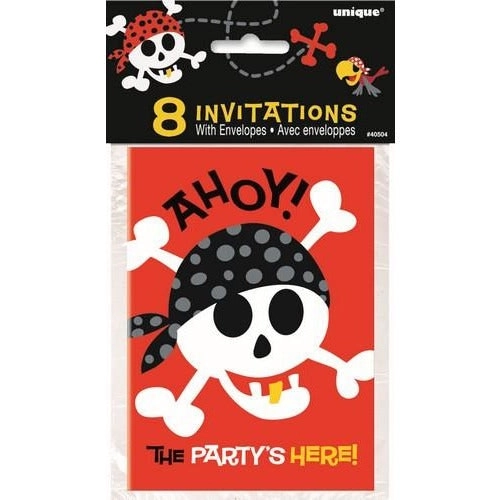 Pirate Fun Invitations