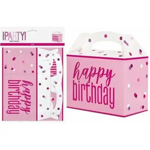 Large Party Boxes - Pink