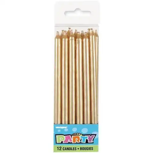 Birthday Candles - Gold