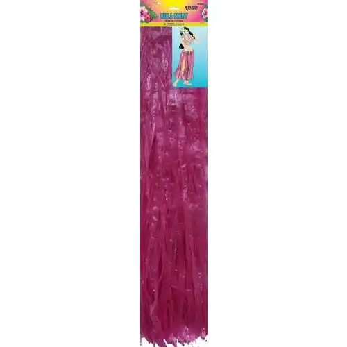 Hawaiian Luau Hula Skirt Hot Pink