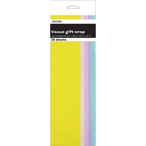 Tissue Gift Wrap - Assorted Pastel