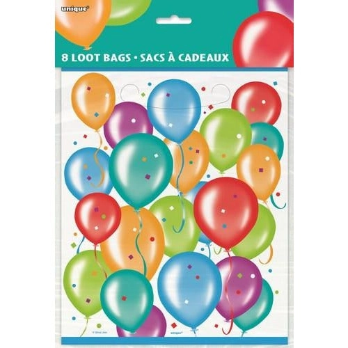 Birthday Loot Party Bags - Balloons