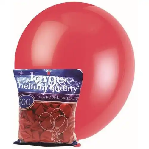 Strawberry Red Decorator Latex Balloons