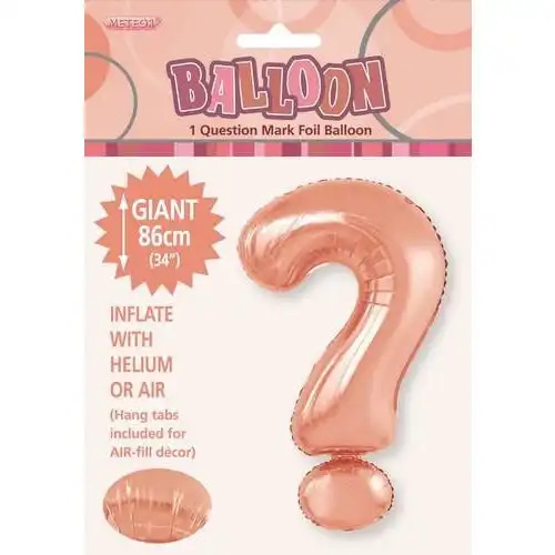 Rose Gold ? Alphabet Foil Balloon 86cm