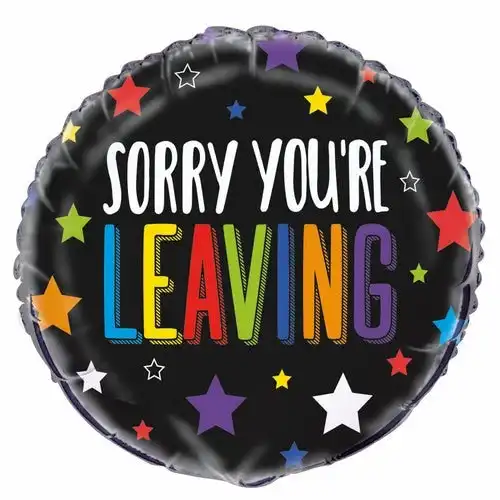 Sorry You're Leaving - Foil Balloon