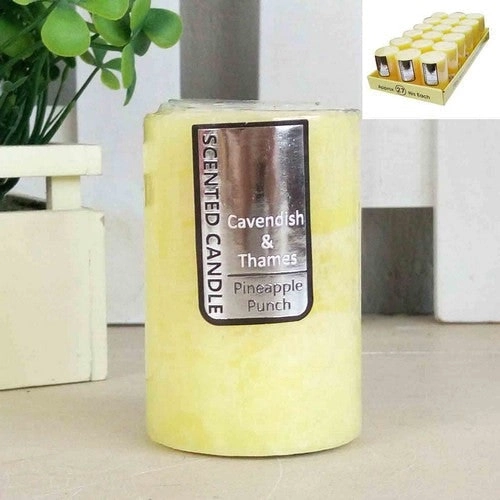 Rustic Scented Candle - Yellow Pineapple Punch