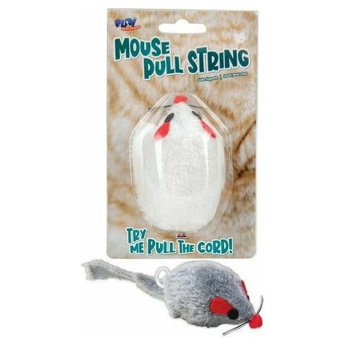 Mouse Pull String - Cat Toy