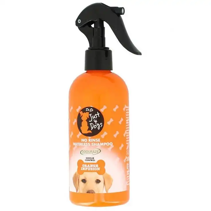 Just 4 Dogs No Rinse Waterless Shampoo Orange