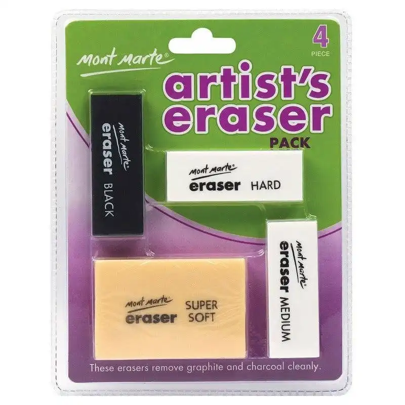 Mont Marte - Artist's Eraser Pack