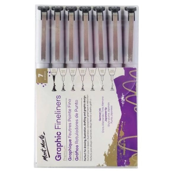 Mont Marte Graphic Fineliners Set