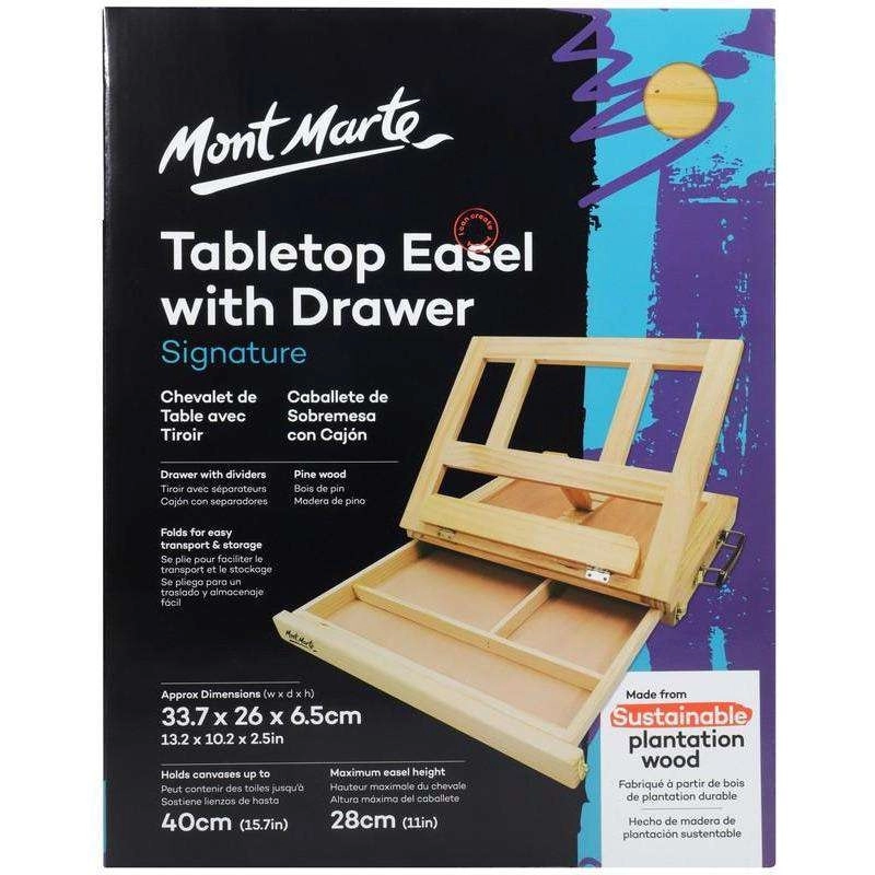 Mont Marte Signature Tabletop Easel with Drawer