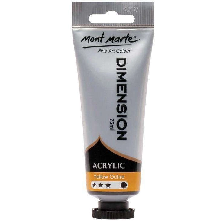 Mont Marte Dimension Acrylic Paint - Yellow Ochre