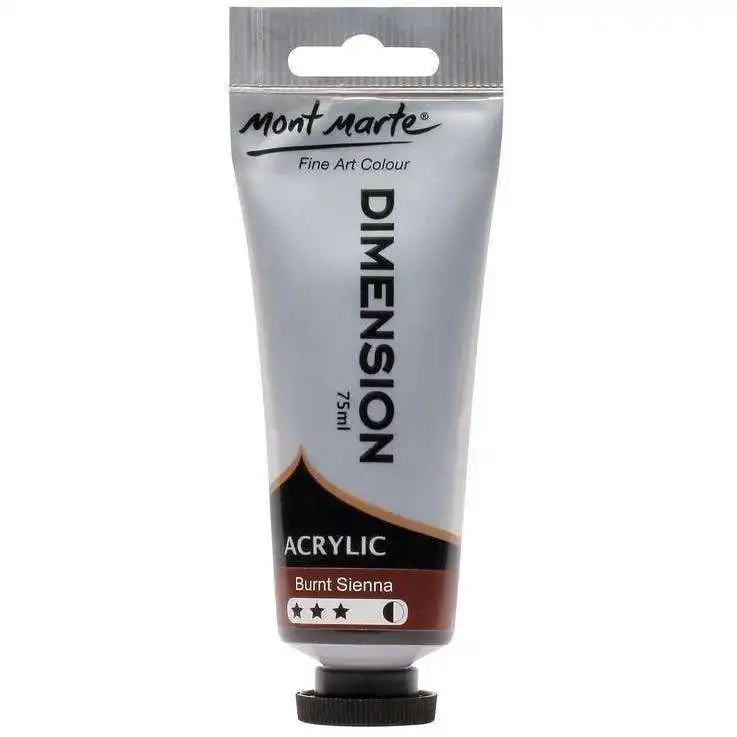 Mont Marte Dimension Acrylic Paint - Burnt Sienna