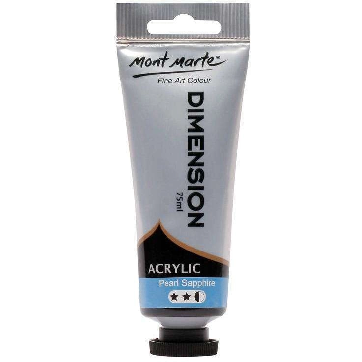 Mont Marte Dimension Acrylic Paint - Pearl Sapphire