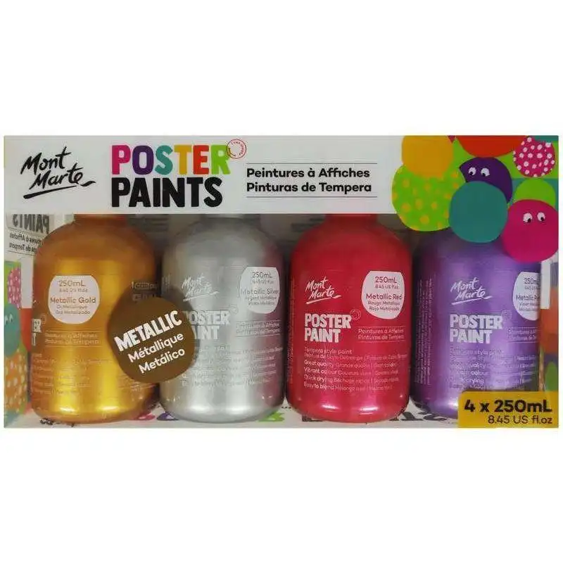 Mont Marte Poster Paint Metallic