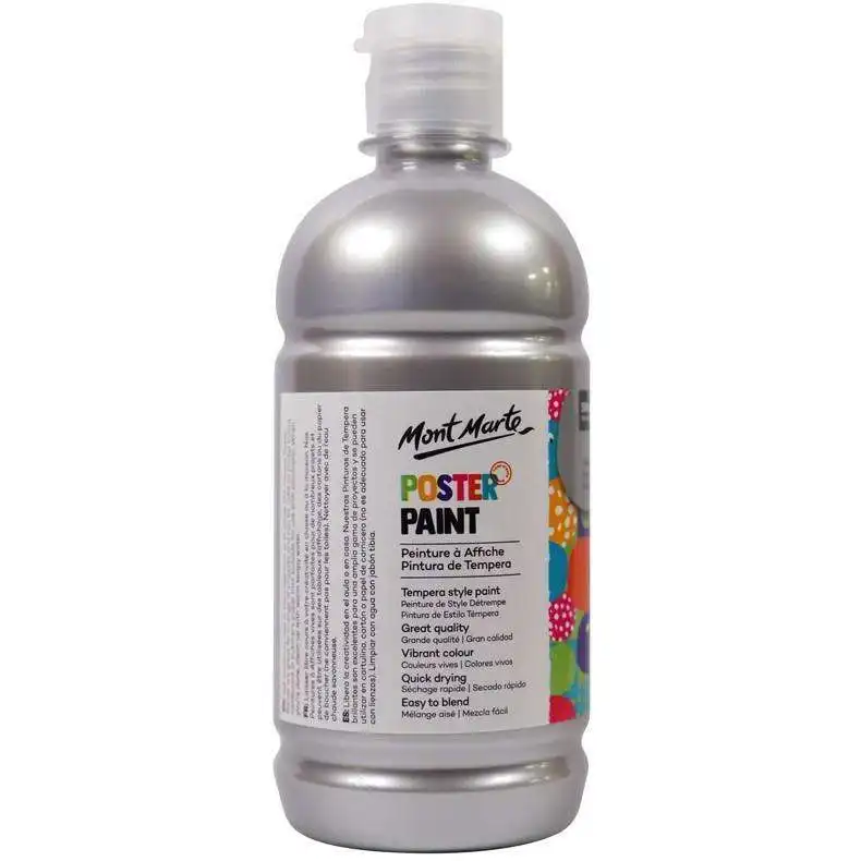 Mont Marte Poster Paint - Silver