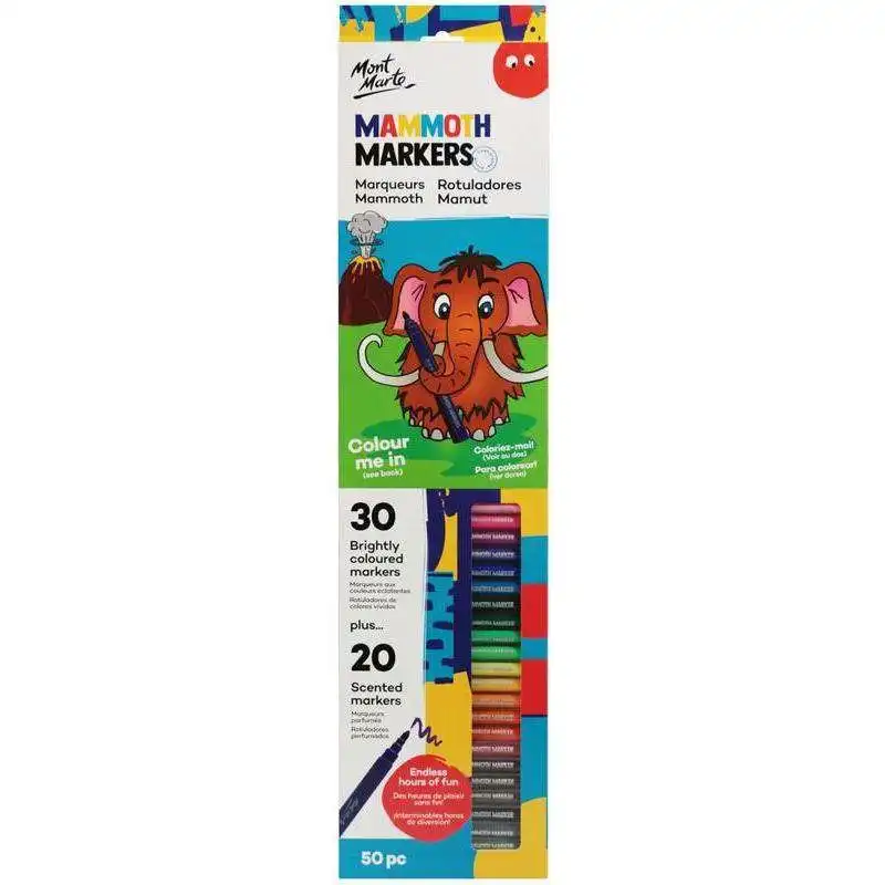 Mont Marte - Mammoth Markers & Pencils Set