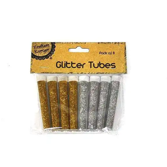 Glitter Tubes - Gold or Silver