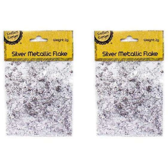 Metallic Flakes - Silver