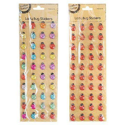 Lady Bug Stickers